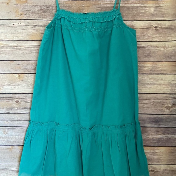 Ann Taylor Loft Petites Seafoam Green Beach Sundress  Dress XSP - Picture 1 of 6
